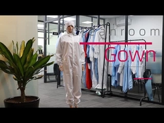 Kundenspezifischer wasserdichter Cleanroom Esd-Kittel staubdichtes antistatisches Cleanroom Esd-Kleid