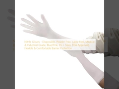 Nitrilhandschuhe - Einweg, pulverfrei, latexfrei, medizinische und industrielle Qualität, blau/rosa, Größen XS-L, FDA-zugelassen, flexibel und komfortabel