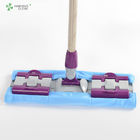 Lint Free Reusable Cleanroom Flat Cleaning Mop With Replaceable Microfiber Cloth